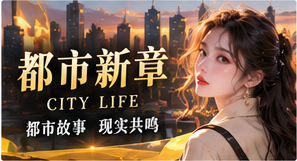 城市角落有故事主题视觉
